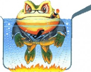 boiled frog J