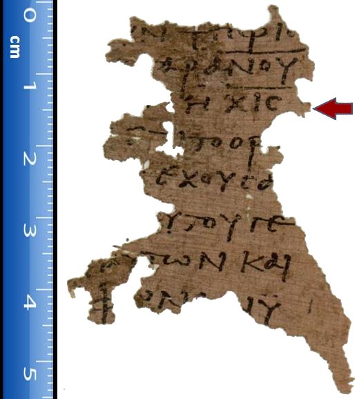 Papyri 115 one the most ancient examples of John's Apocalypse